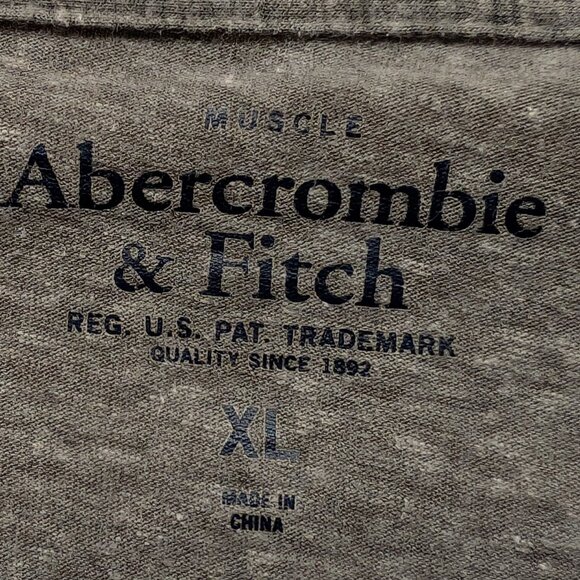 Abercrombie & Fitch Muscle Long Sleeve Tee T-Shirt Size XL - Picture 6 of 11